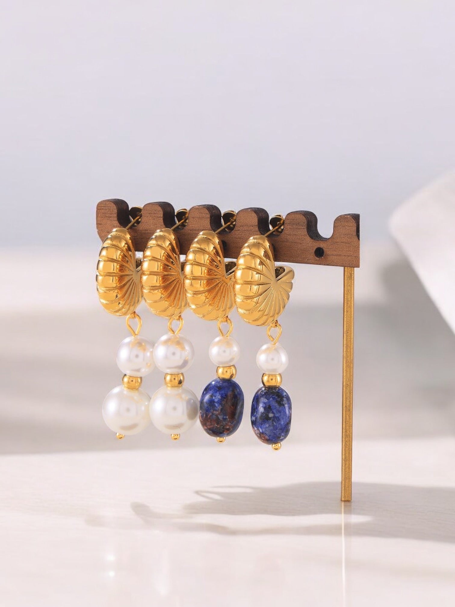 Coralis hoop earring