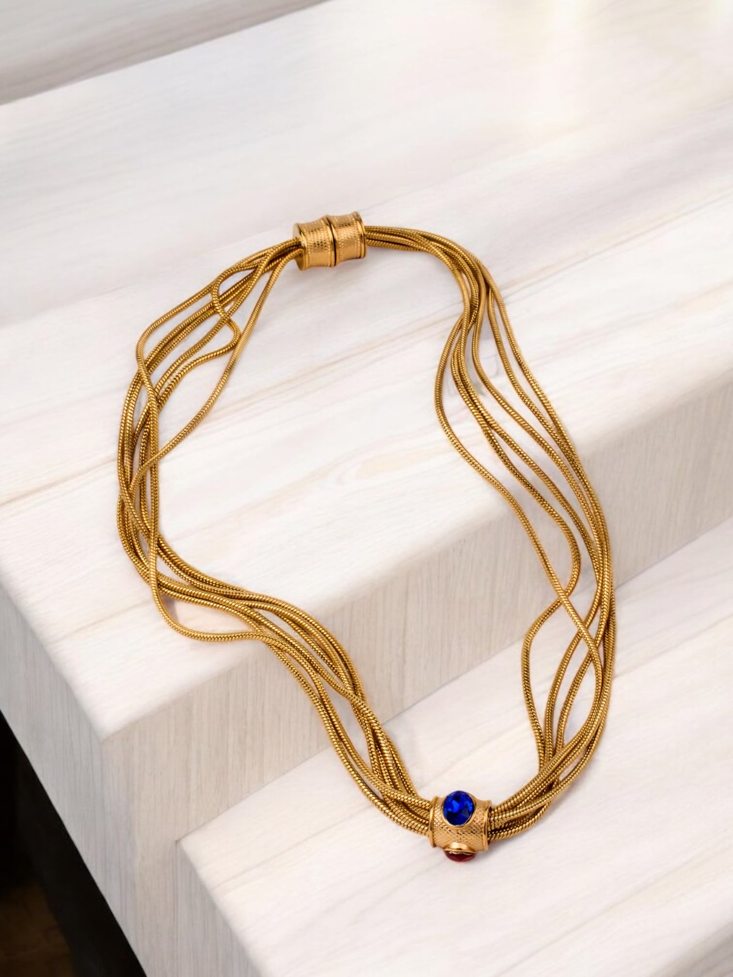 Jacy multi chains necklace
