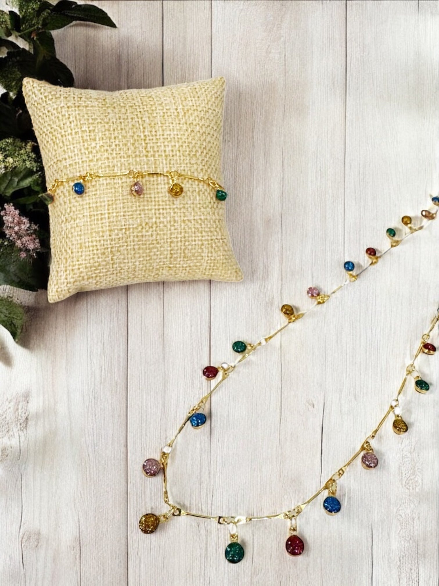 Clio Necklace & Bracelet set