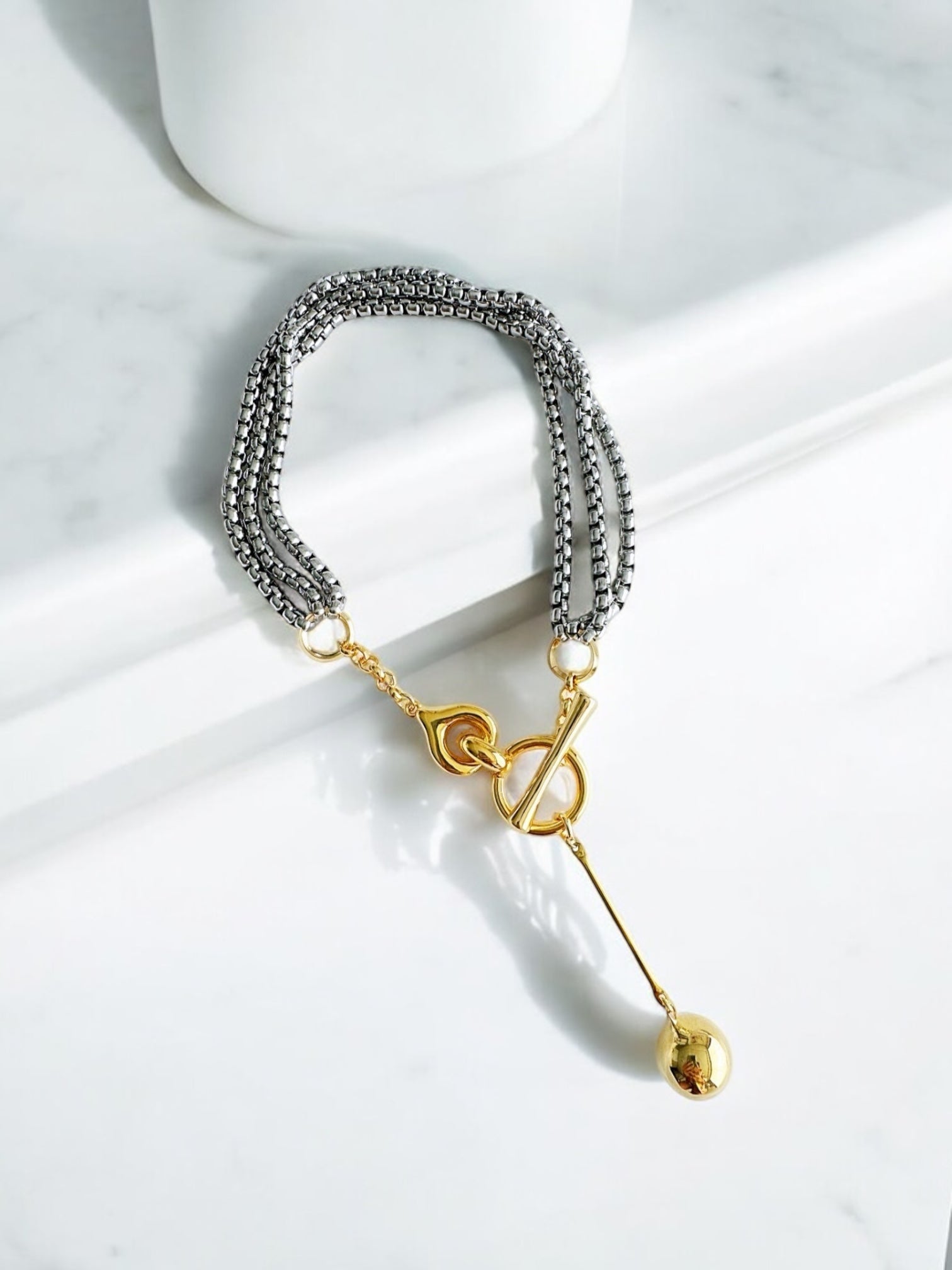 Verona ball necklace